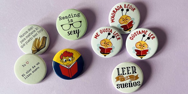 Top chapas para expresar tu amor por los libros (sin necesidad de recitar a Tolstói)